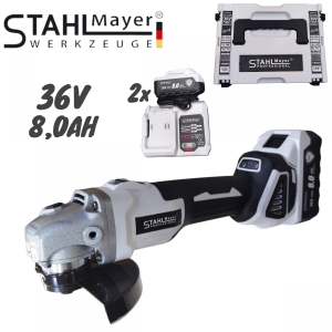 Γερμανικός γωνιακός τροχός Stahl Mayer 125 mm - 36v.